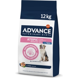 Advance Veterinary Diets Atopic Medium/Maxi Trout - Complete food for medium/maxi breed dogs 12 kg