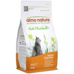 Anti Hairball Chicken - Complete food for adult cats against hairball 400 gr