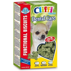 Cliffi Snacks Dental Care Chicken Flavor - Crunchy Chicken Biscuits for Small Dogs 300g