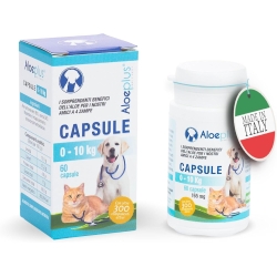 Aloeplus 60 capsules - Energy supplement for dogs and cats up to 11 kg