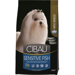 Cibau Sensitive Fish Mini - Complete food for small adult dogs 2.5 kg