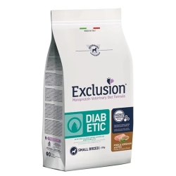 Diet Formula Diabetic Pork Sorghum and Peas - Complete food for small breed adult dogs 2 kg