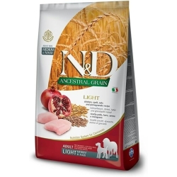 N&D Ancestral Grain Adult Light Medium/Maxi Chicken and Pomegranate 12kg