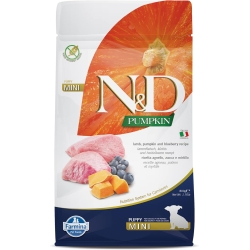 N&D Pumpkin Grain-Free Puppy Mini Lamb Pumpkin and Blueberry - Food for puppies and pregnant/nursing dogs 800 g