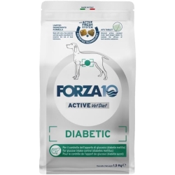 Forza 10 Active Vet Diet Diabetic Fish - Complete Diet Food for Dogs with Diabetes 1.5 kg