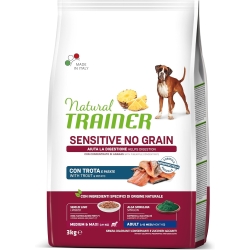 Sensitive No Grain Adult with Trout - Complete food for dogs 3 kg