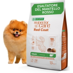 Superior Care Red Coat Small Lamb - Complete food for small breed dogs with red coats 1.5 kg