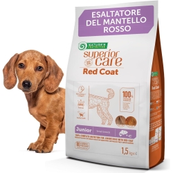 Superior Care Junior Red Coat Small Salmon - Complete food for small breed red-haired puppies 1.5 kg