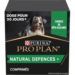 Purina Pro Plan Supplements Natural Defences + - Complementary food for adult dogs 45 tablets