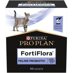 Purina Pro Plan Fortiflora Feline - Complementary food for cats and kittens 30 sachets