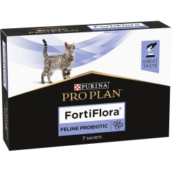 Purina Pro Plan Fortiflora Feline - Complementary food for cats and kittens 7 sachets
