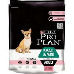 Purina Pro Plan Sensitive Skin Optiderma Salmon - Complete food for adult dogs, small/mini breeds, 700g