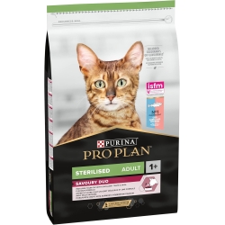 Purina Pro Plan Sterilized Adult Savoury Duo Cod with Trout - Complete food for sterilized cats 10 kg