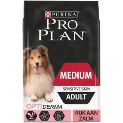 Purina Pro Plan Medium Adult Sensitive Skin Salmon - Complete food for sensitive adult dogs 3 kg