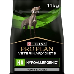 Purina Pro Plan Diets HA Hypoallergenic - Dietary food for puppies and adult dogs with intolerances 11 kg