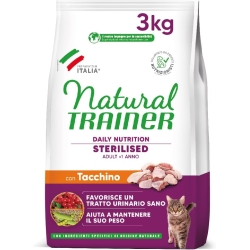 Daily Nutrition Sterilized Turkey - Complete food for sterilized adult cats 3 kg