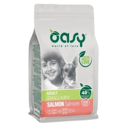 Cane Adult One Protein Small Mini Salmon - Complete food for small breed adult dogs 800g