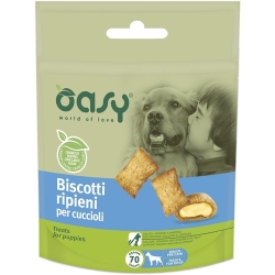 Stuffed dog biscuit snacks - Complementary food for puppies 70g