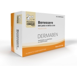 Dermaben 60 tablets - Complementary food for dogs and cats for skin health