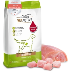 Vetactive Dog Sensitive Turkey - Complete food for dogs with gastrointestinal sensitivities 5 kg