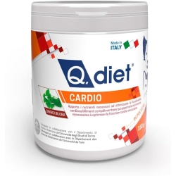 Q.diet Cardio powder 150 gr - Complementary food for dogs and cats Useful for cardiac function
