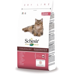 Sterilized & Light Ham - Complete food for sterilized adult cats 400g