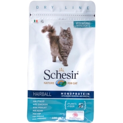 Hairball Chicken - Complete food for long-haired adult cats 400g