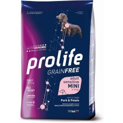 Grainfree Pork and Potato Dog Food - Complete food for sensitive small breed adult dogs 2 kg