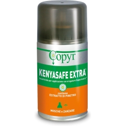 Kenyasafe Extra - Insecticide for Mosquitoes, Flies, and Flying Insects, 1 x 250 ml Can