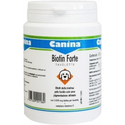 Biotin Forte - Supplement for dogs and cats for healthy skin and coat, even during pregnancy 120 tablets