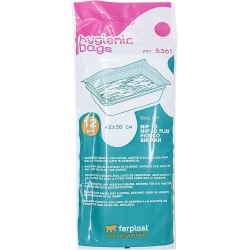 FPI 5361 - 12 Replacement Hygienic Bags for Cat Litter Nip 10 Plus and Clear Cat 10 43x30 cm