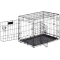 Dog-Inn 60 - Folding Metal Kennel for Small Dogs with Adjustable Divider 64.1 x 44.7 x h 49.2 cm