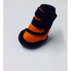 Trekking Shoes - 4 Non-Slip Protective Dog Shoes with Velcro, Size Small
