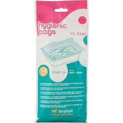 FPI 5360 - 12 Hygienic Cat Litter Box Liners with Integrated Tie 37 x 29 cm