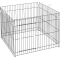 Educational Playpen - Foldable Transformable into a Barrier for Puppies, Black, 80 x 80 x h 62 cm