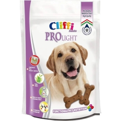 Cliffi Pro Light Snacks - Complementary food for dogs for weight control 100g