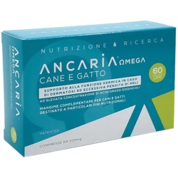 Ancaria Omega - Complementary feed for dermal support in dogs and cats 60 Tablets
