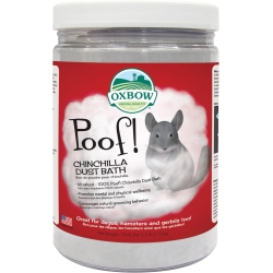 Poof Chinchilla - Natural Volcanic Ash Bath Sand 1.13 kg Jar