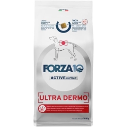 Forza 10 Ultra Dermo Active Vet Diet - Food for Dogs with Dermatosis and Intolerances 10 kg