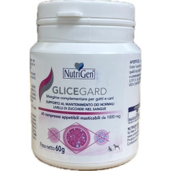 Glicegard - Complementary feed for carbohydrate metabolism in dogs and cats, 60 tablets