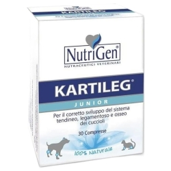 Kartileg Junior - Complementary feed for puppies and growing dogs and cats 30 tablets