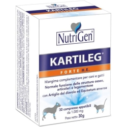Kartileg Forte H.E. - Complementary feed for athletic dogs and cats 30 tablets