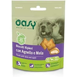 Lamb and Apple Filled Dog Biscuit Snack - Complementary Food for Adult Dogs 70g