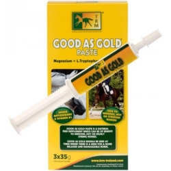 Good as gold pasta - Complementary feed for sport horses or horses under stress 3 x 35 gr