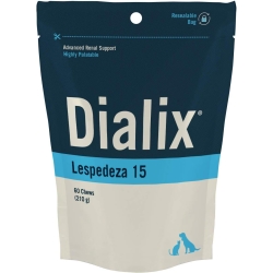Dialix Lespedeza 15 - Complementary feed to support kidney function 60 chews