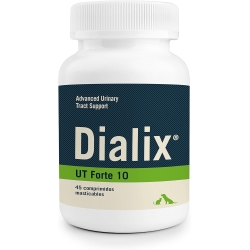 Dialix Ut Forte 10 - Complementary feed for dogs and cats for urinary tract problems 45 chews