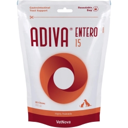 Adiva Entero Large - Complementary feed for dogs with digestive disorders 40 chews