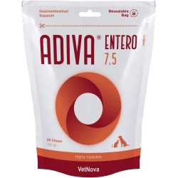 Adiva Entero - Complementary chewable food for small and medium dogs with digestive support 28 chews