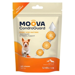 Moova Condroguard Chews - Complementary feed for small and miniature dogs, joints, 120 g