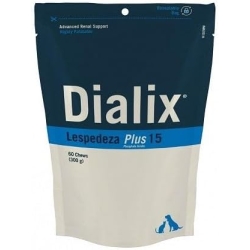 Dialix Lespedeza Plus15 - Complementary feed to support kidney function 60 chews